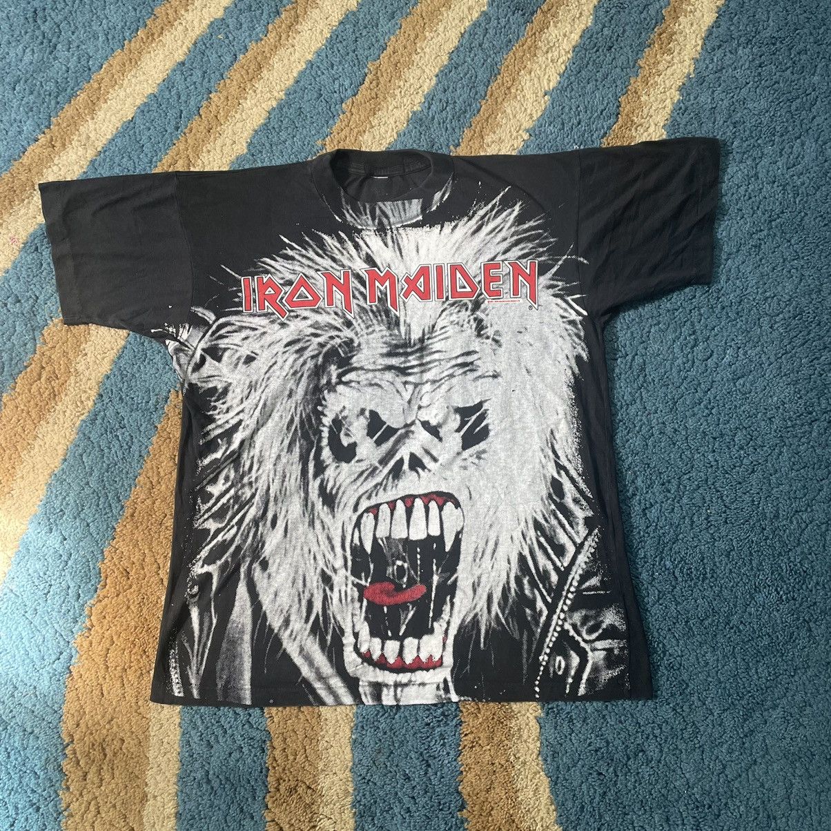 Vintage - Iron maiden 1991 all over print tee - 1