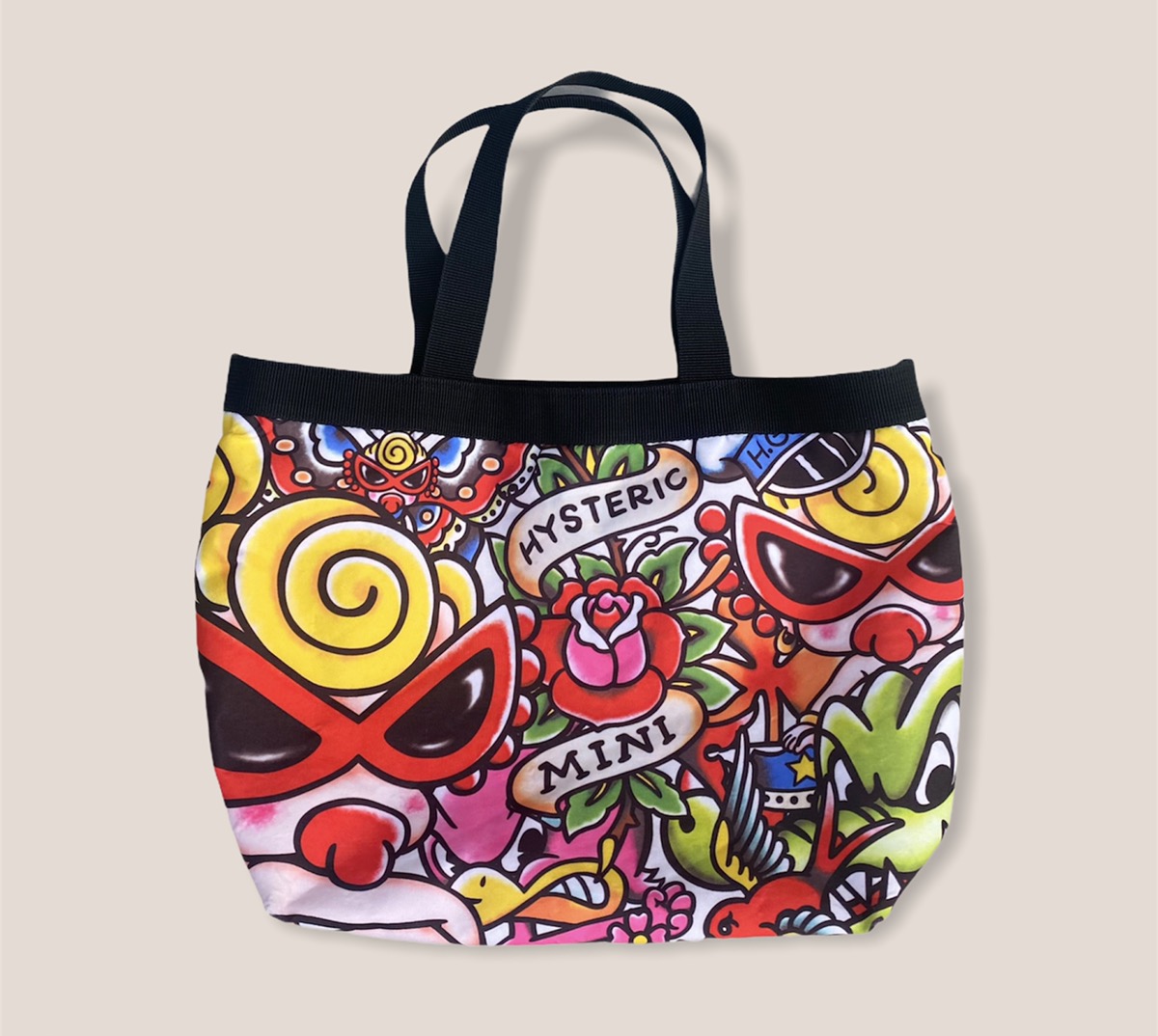 HYSTERIC FULLY MOTIVATED MINI TOTE BAG TWO-WAY FEATURES