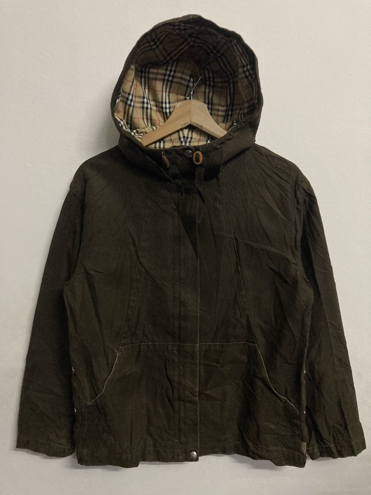 Burberrys Blue Label Hooded Jacket in Size 38 - 1