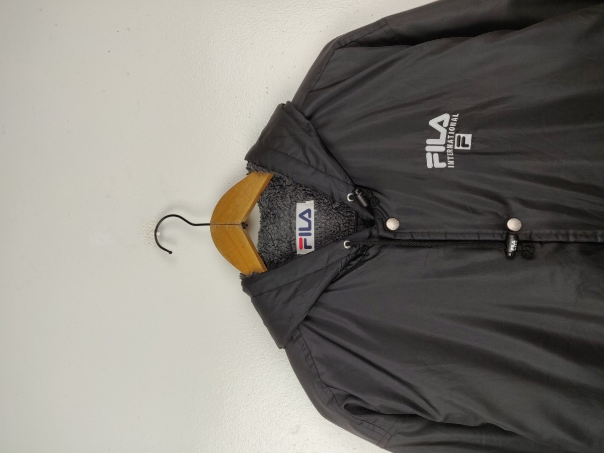 Fila - Raincoat Snap Button Long Jacket - 3