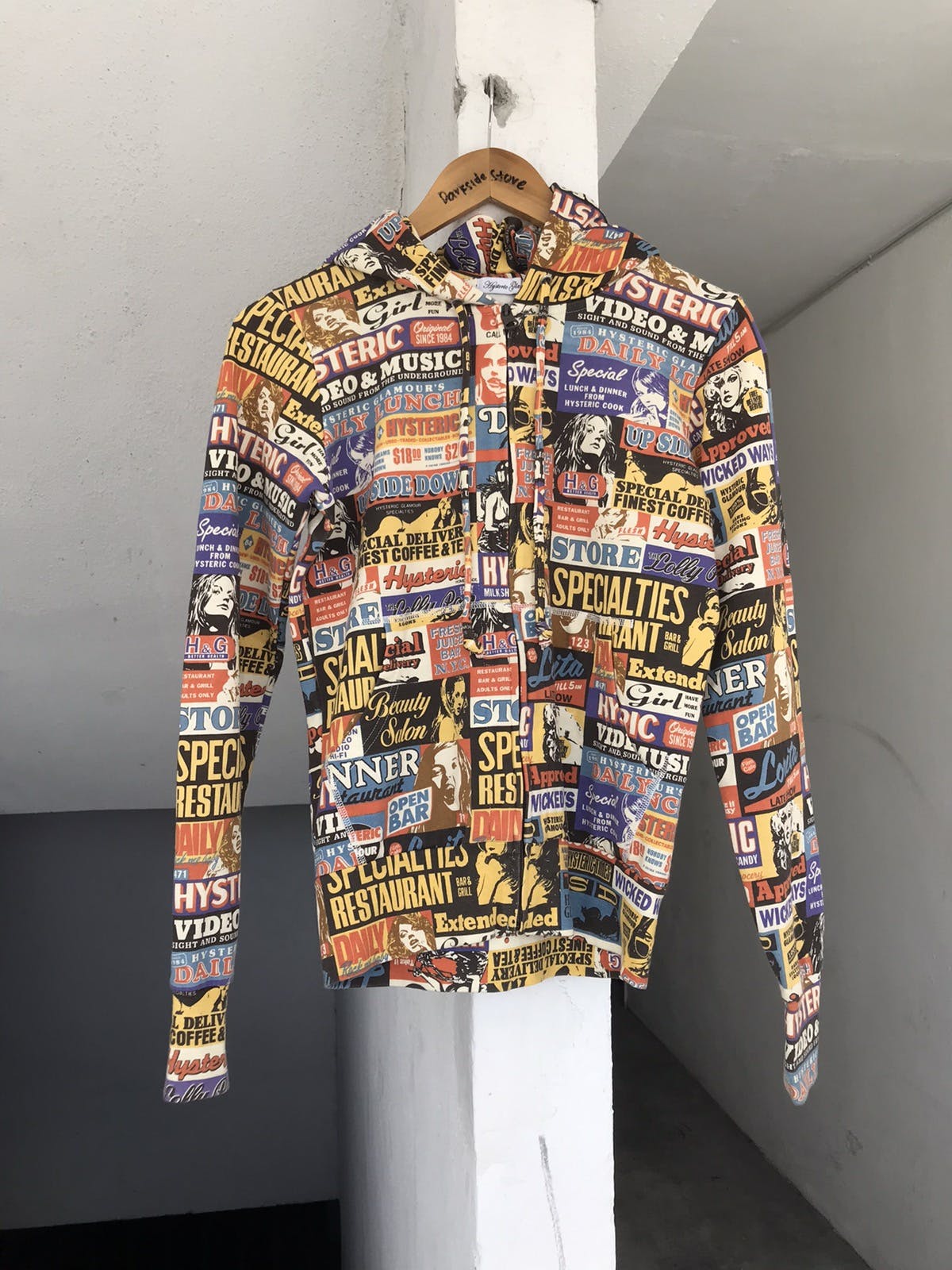 Rare Hysteric Glamour Fullprint Zipper Hoodie - 13