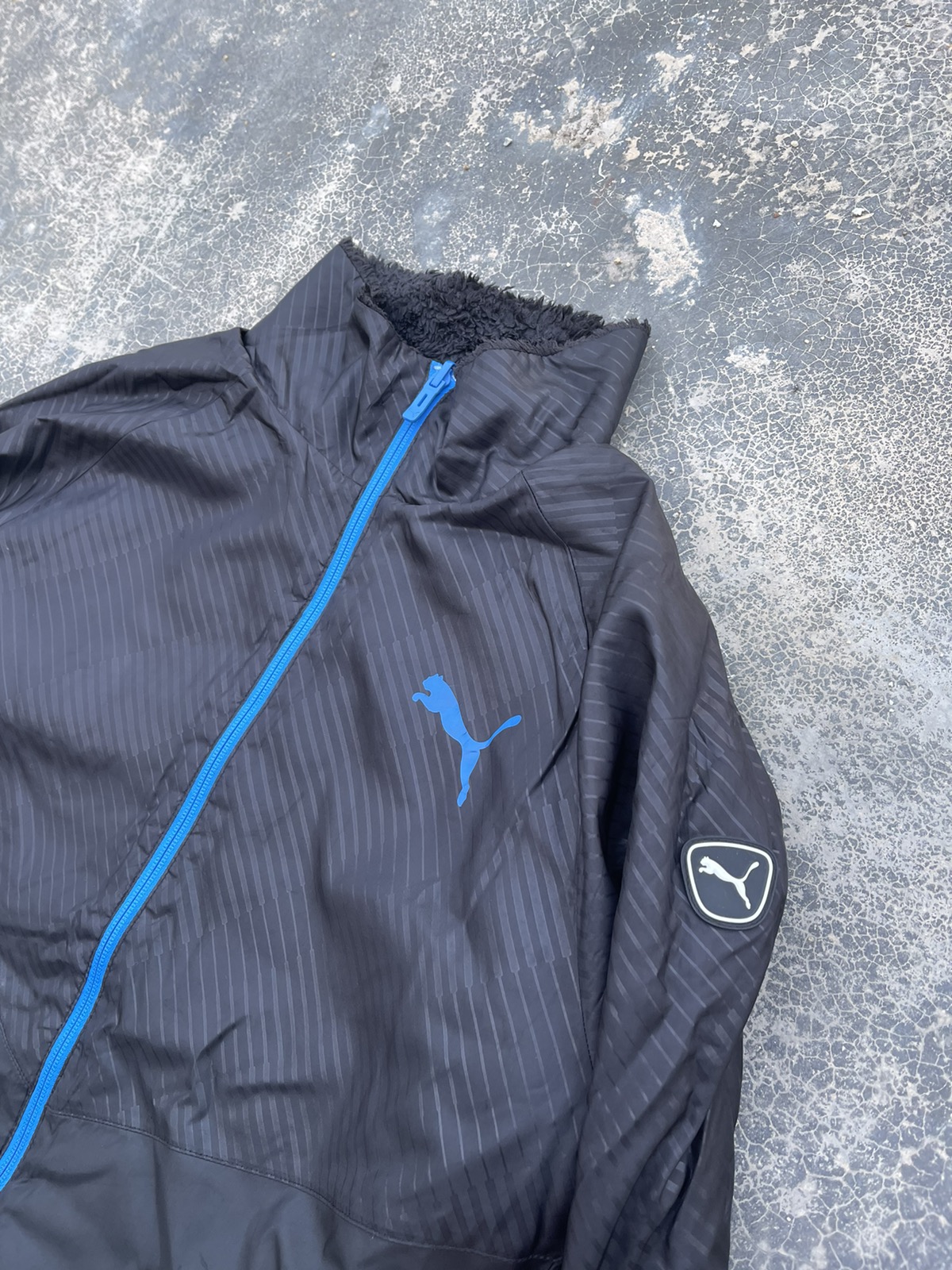 Reversible Puma Tech Wear Fleece warmer Jacket - 6