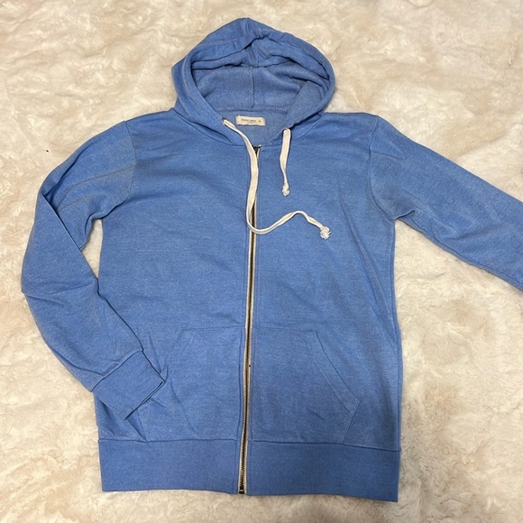 Ocean Drive Bright Blue Super Soft Fleece Full Zip Hoodie - 1