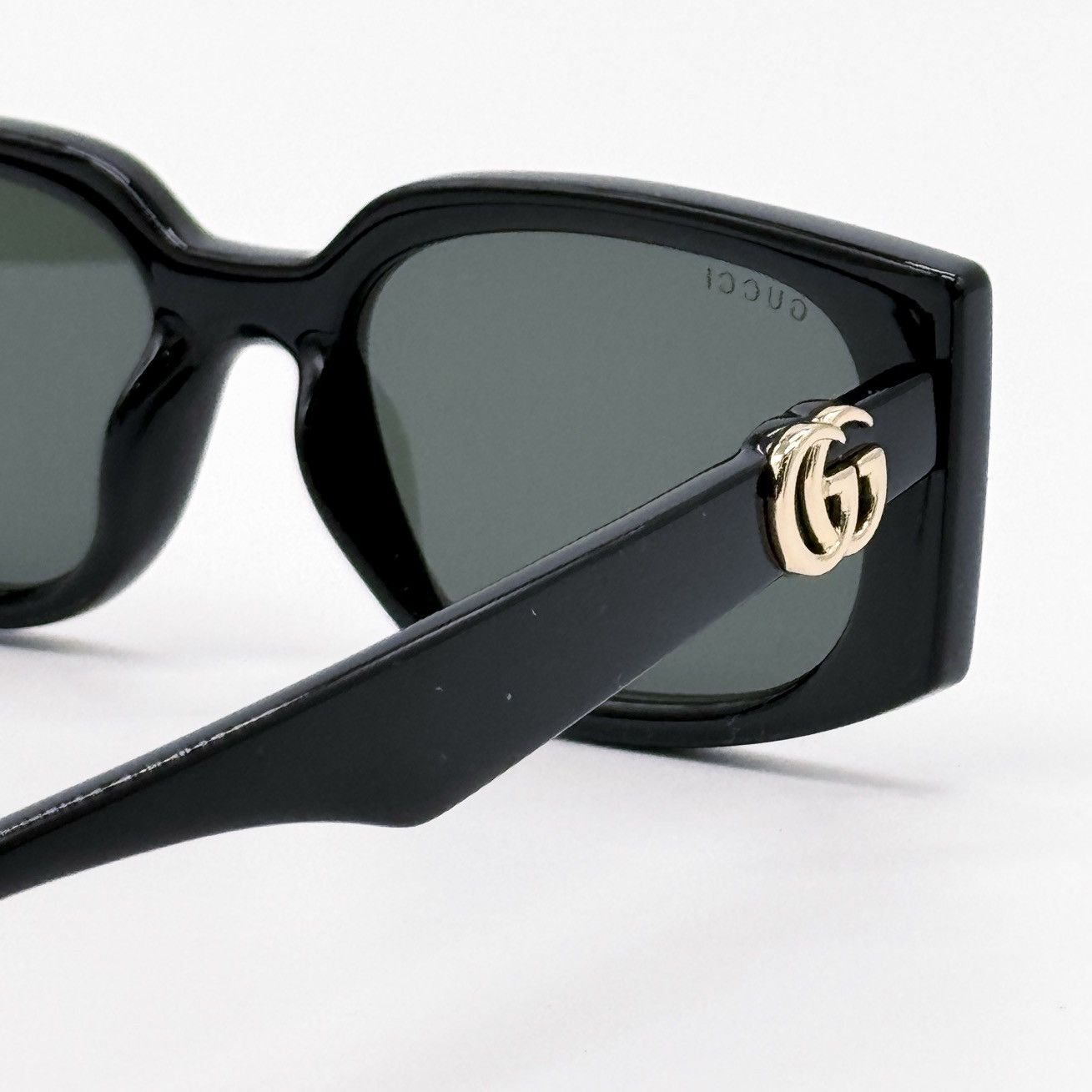 NEW GUCCI GG1534S 001 RECTANGULAR BLACK WOMEN SUNGLASSES - 7