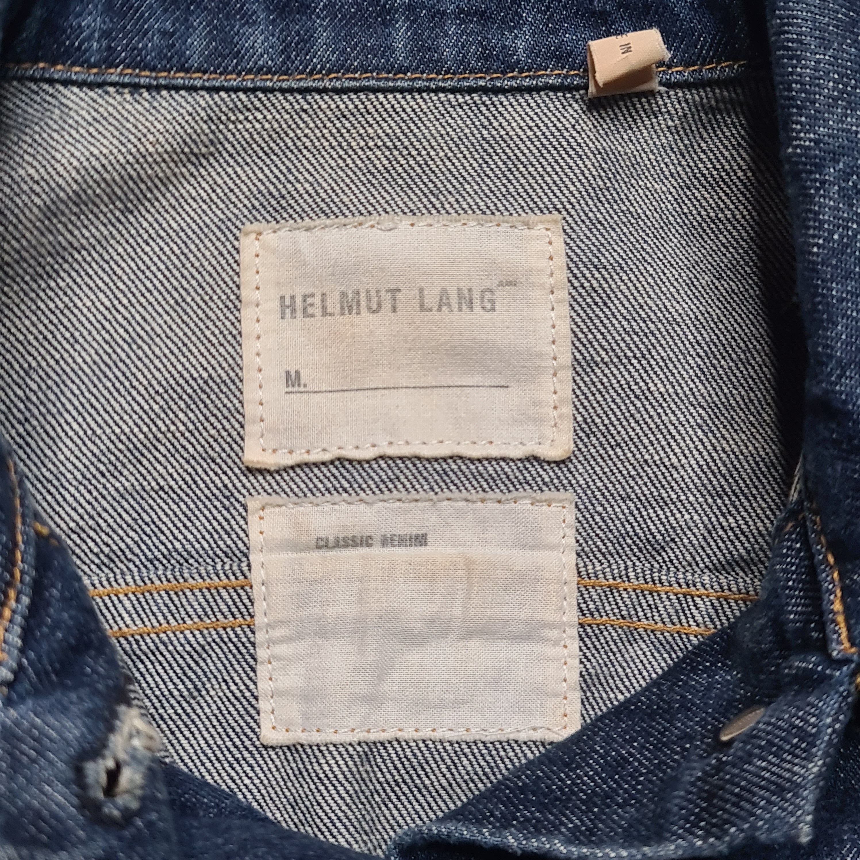 Helmut Lang - 1999 Turn-up Sleeve Trucker Jacket (Womens) - 5