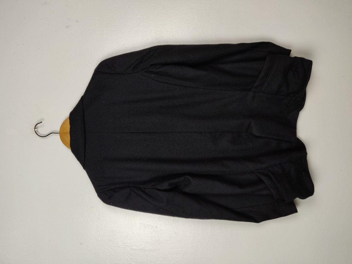 Black - One Button Butterfly Jacket Femme - 10