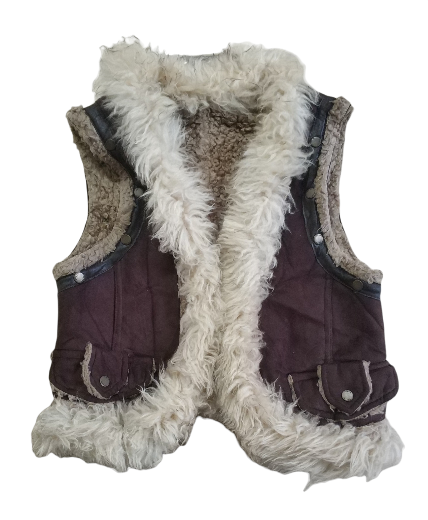 🔥Marc Jacobs Faux Fur Buttonless Vest - 1