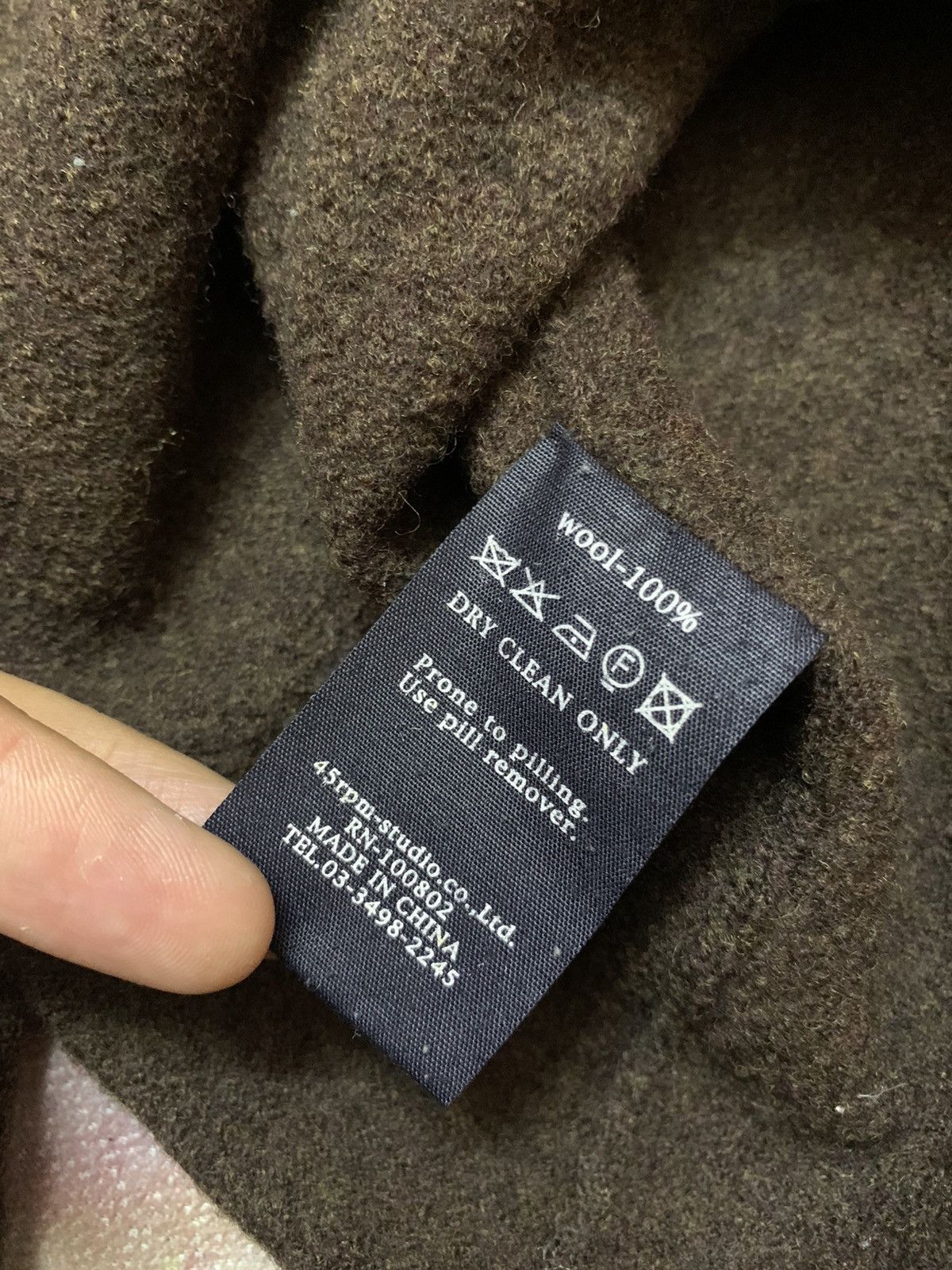 45rpm Mohair Wool Cardigan Kiro Hirata of Kapital - 6