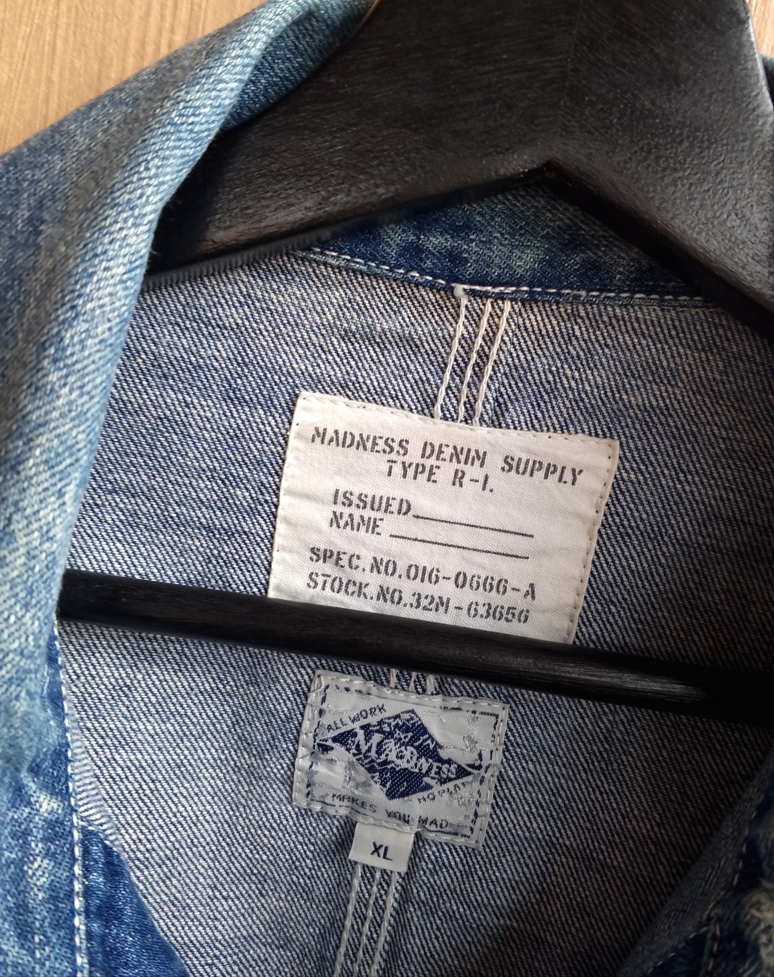 Madness Utility Workwear paint splatter denim jacket - 12