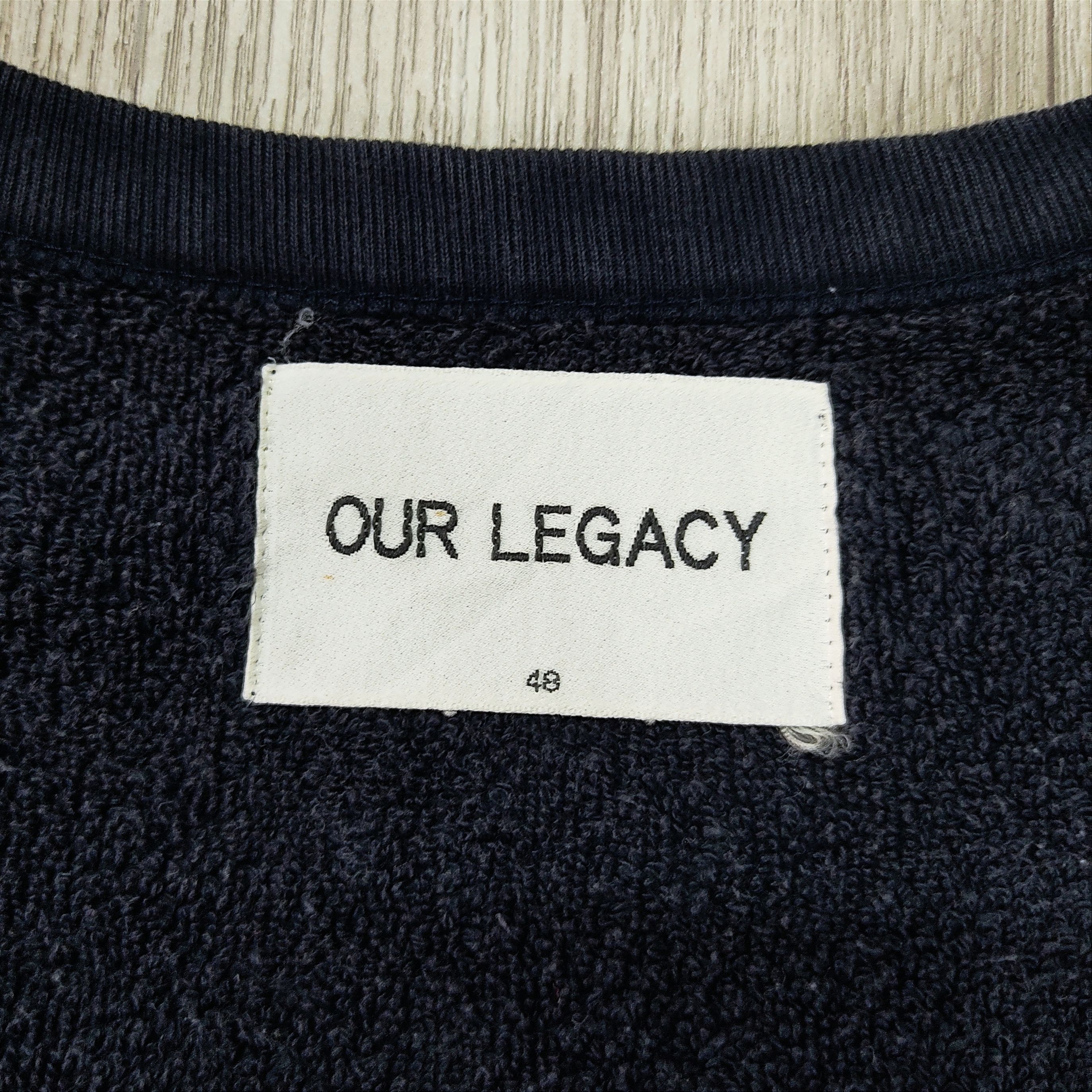 OUR LEGACY //NO SERVICE// Deep Pile Crewneck Sweatshirt - 8