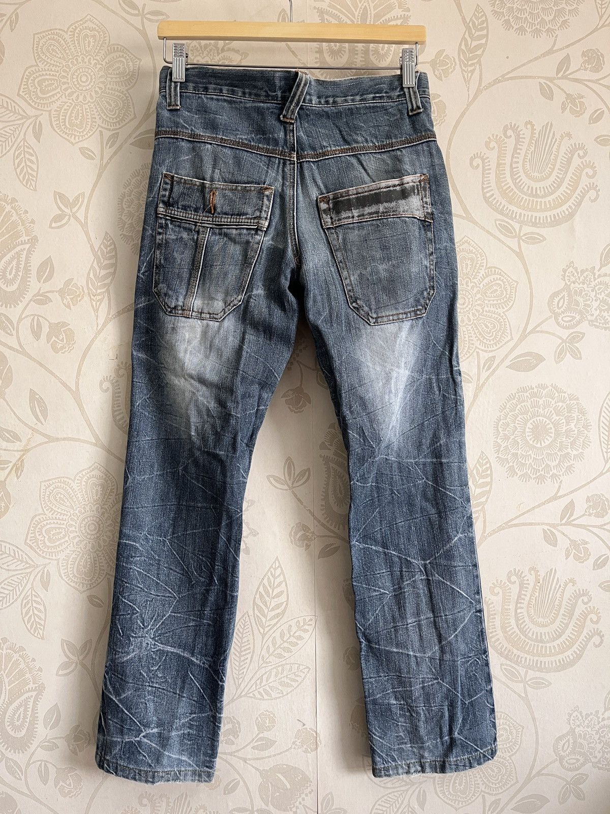 Japanese Brand - Vintage Nylaus Japanese Designer Bush Pants Denim Pockets - 19
