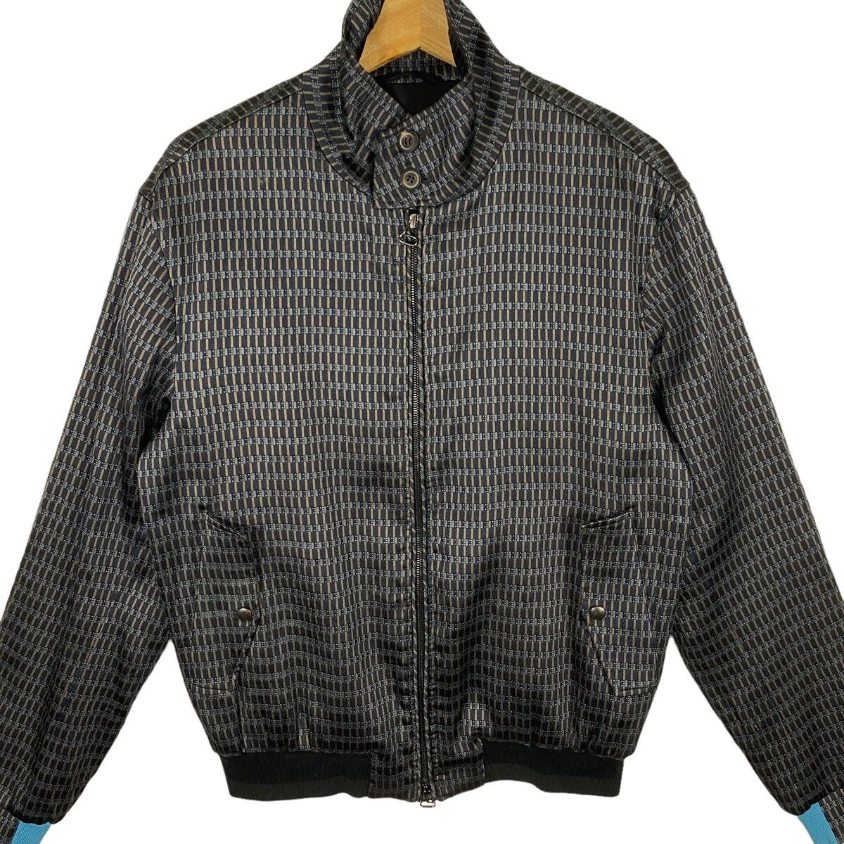 Vintage Lanvin Harrington Jacket Zipper 46 Size - 4