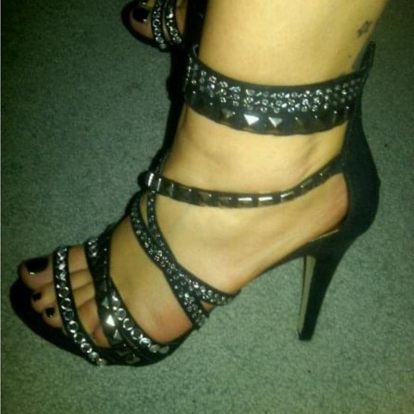 Zigi Soho Nimble Bling Glitz Strappy Heels - 12