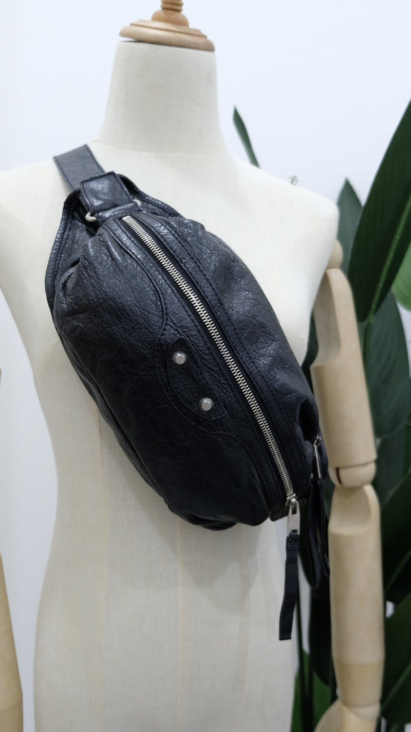 BALENCIAGA Balenciaga Neo lift Classic studs waist bag leathers