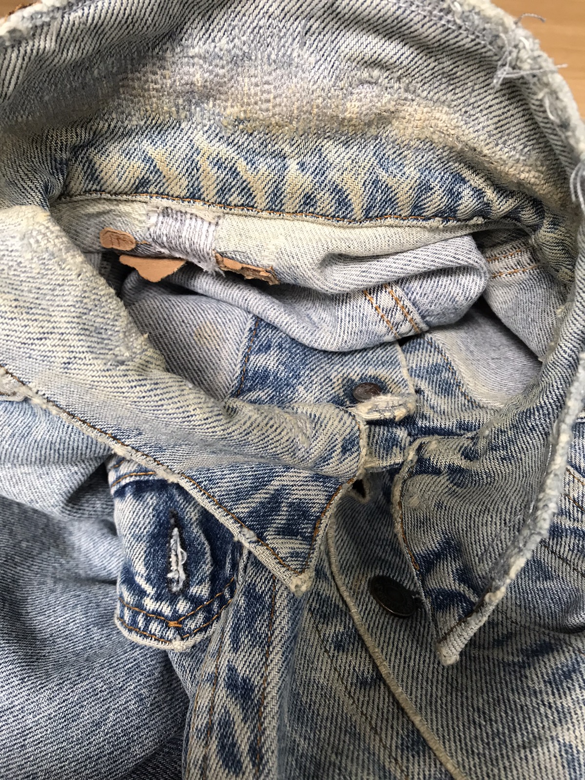 Made In Usa Levi’s Distressed Denim Jackets - 11