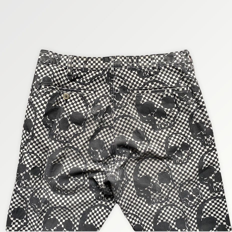 Runway SS11 Skull Checkered Print Pants - 8