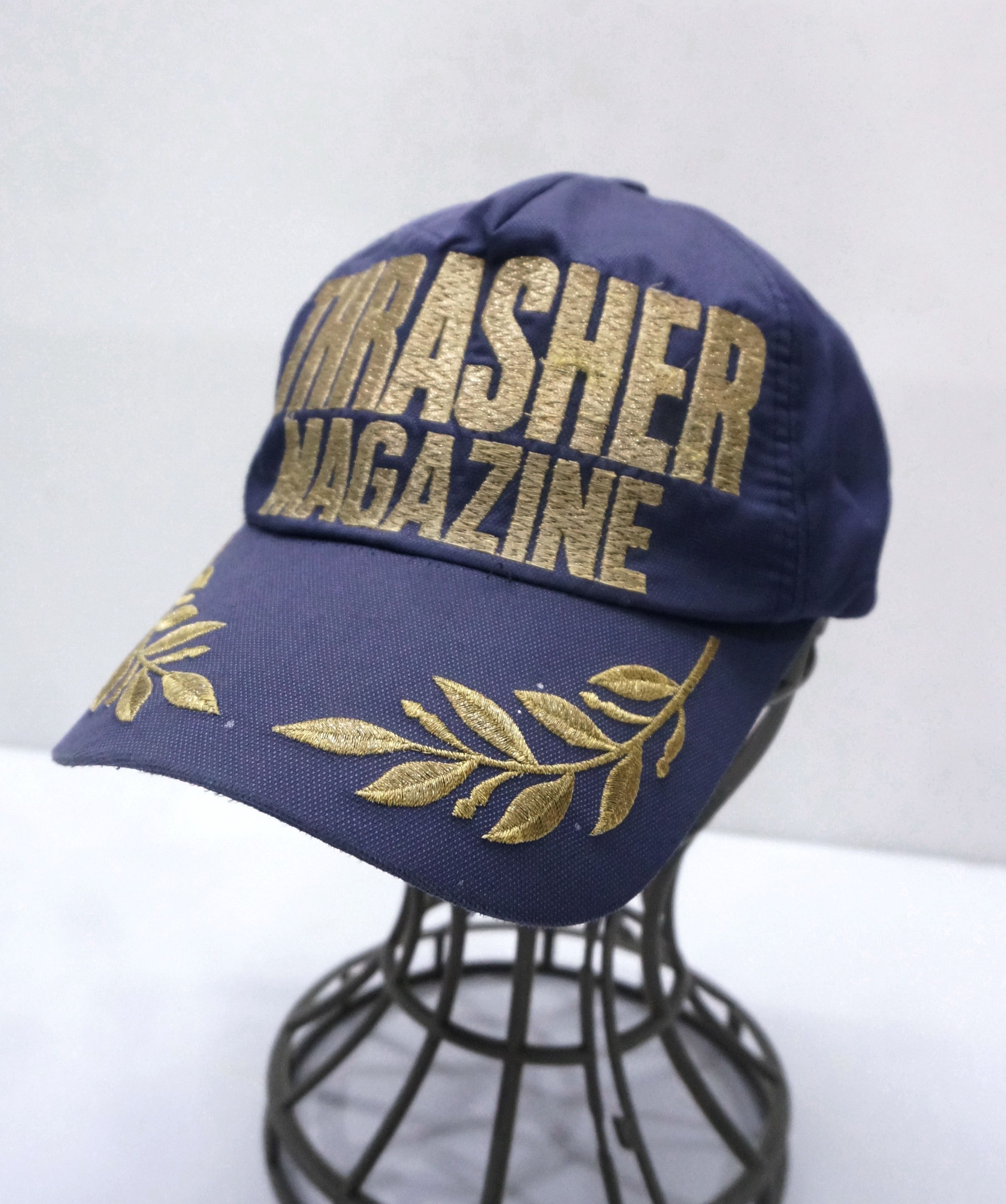 Rare Thrasher Magazine Gold Embroidery Cap - 2