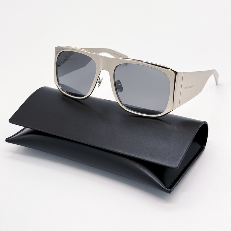 NEW SAINT LAURENT SL636 002 SUNGLASSES UNISEX SQUARE SL 636 - 1