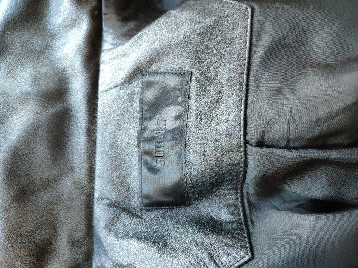 AW14 Black leather jacket.Like Undercover or Givenchy - 7