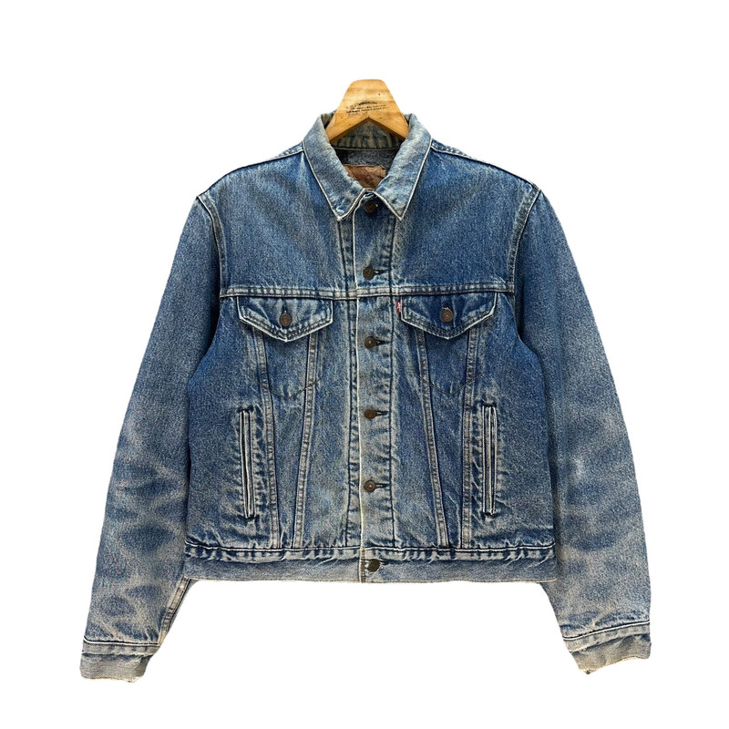 VTG LEVIS 70506 BLANKET DENIM JACKET MADE IN USA #8877-033 - 1