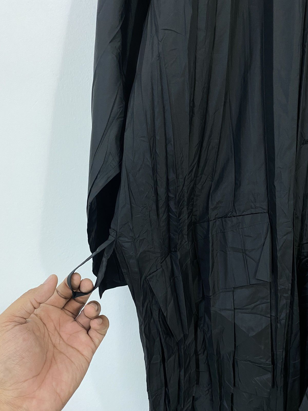 Rare Issey Miyake Wrinkle Pleated Long Jacket Design Rare - 8