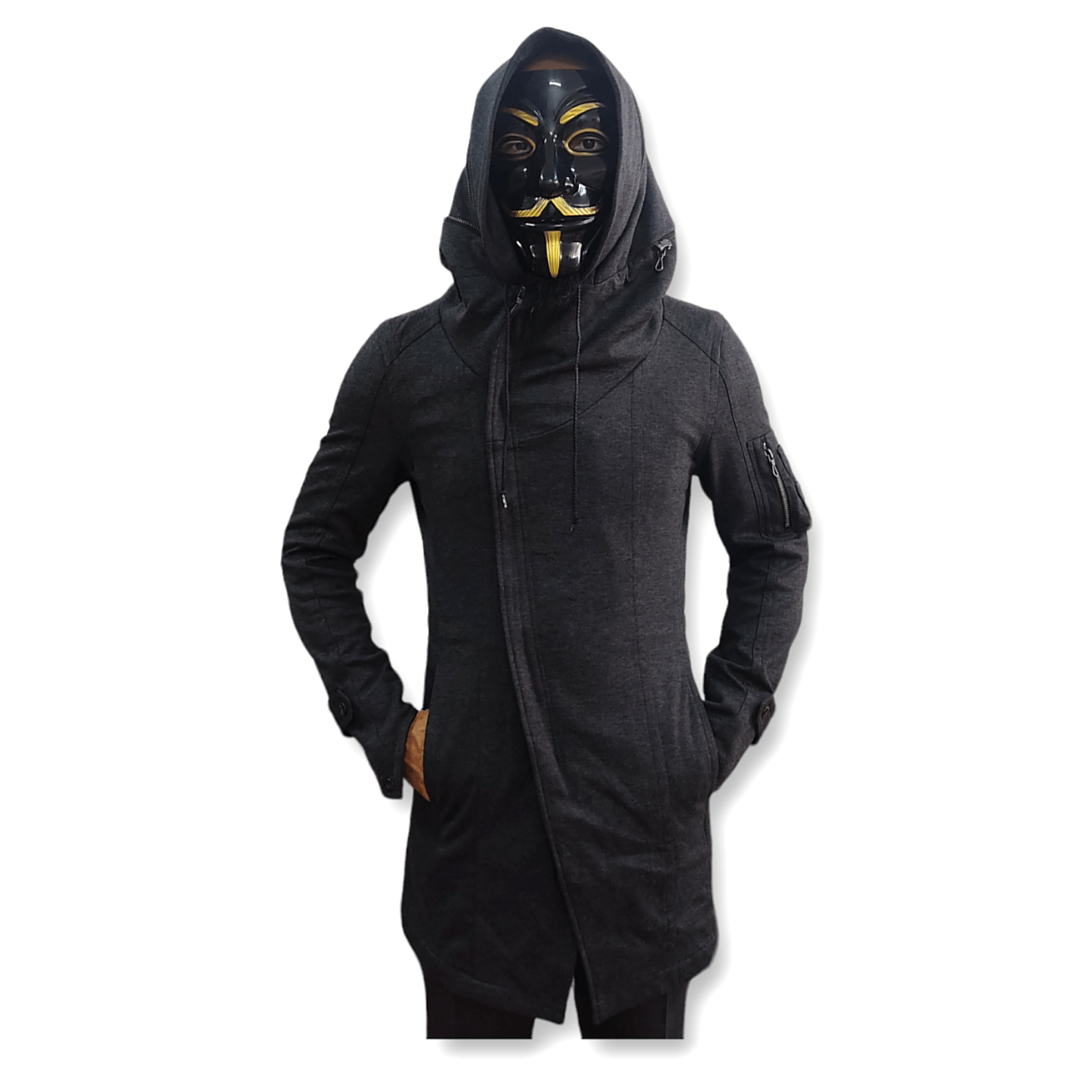 If Six Was Nine - SCHLÜSSEL Assymetric Assassin's Creed Style Jacket - 5