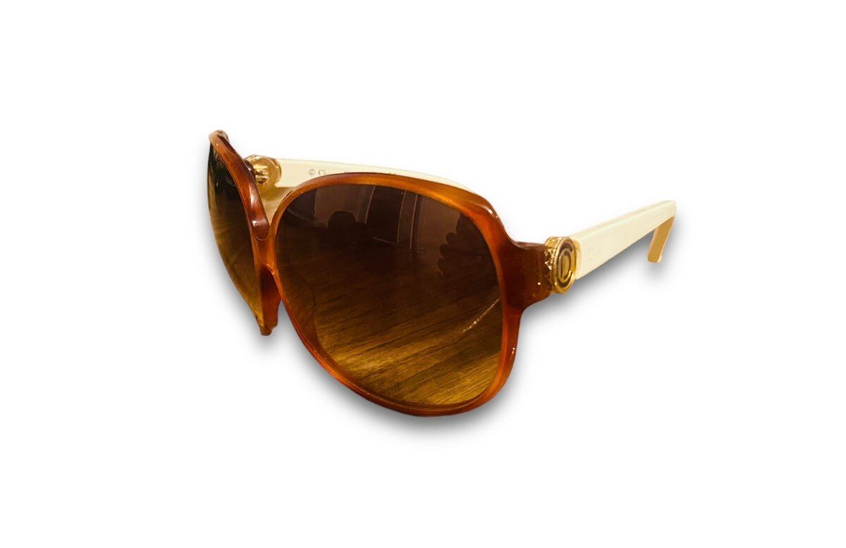 Cristian Dior Sunglasses Model 1 183JS Havana Ivory 61 - 2