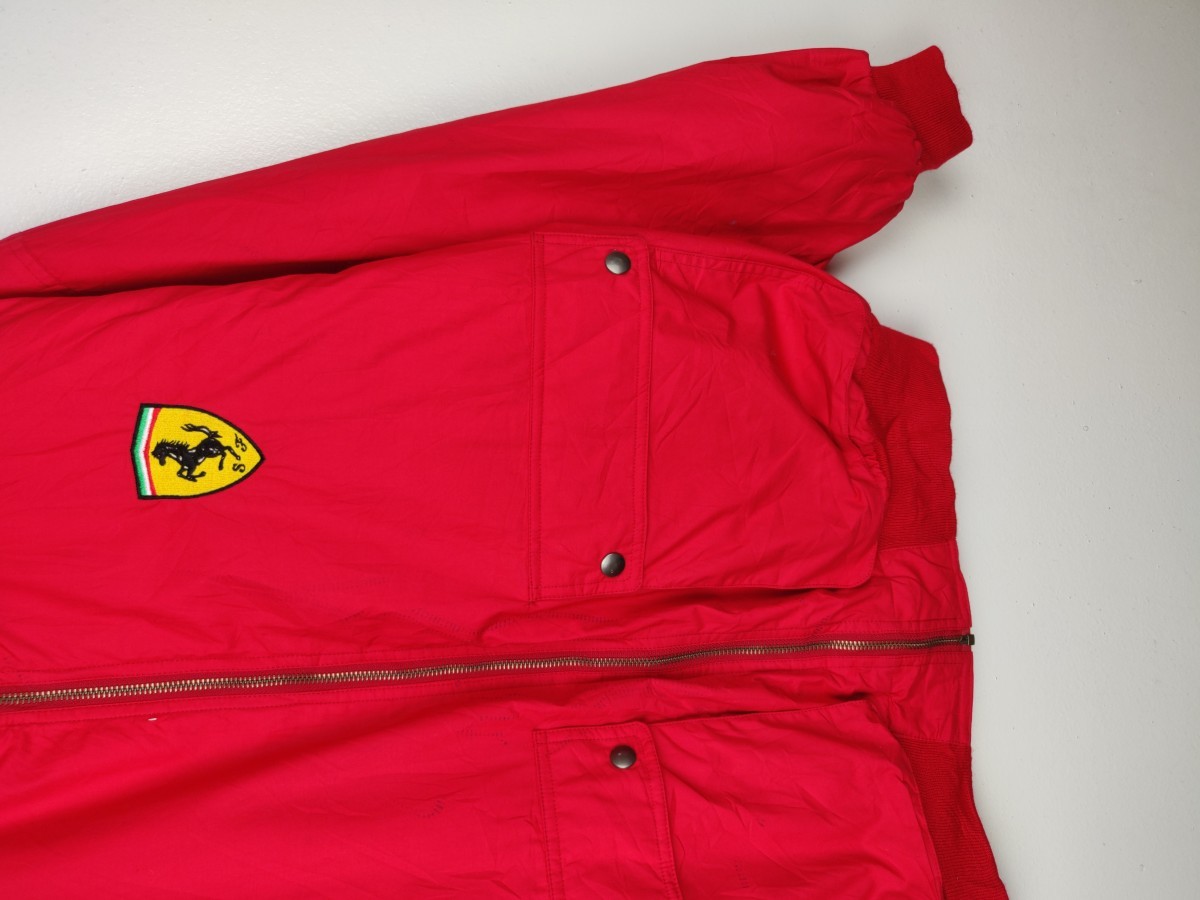 Ferrari - Bomber Style Zipper Jacket Outerwear - 7