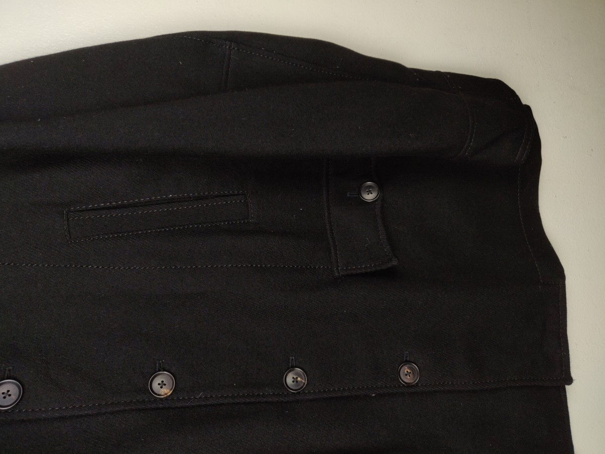Cashmere & Wool - Wool Button Heavy Jacket Winter Season - 7