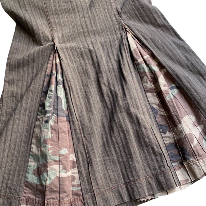 JPG Cut And Sew Camo herringbone Skirt - 3