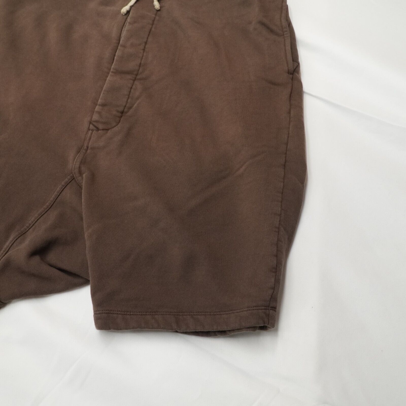 Rick Shorts Drop Crotch Cotton Macassar Brown Large - 6