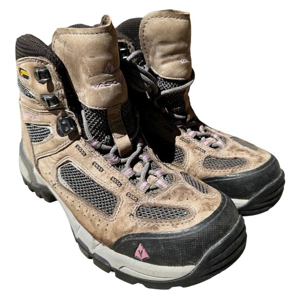 Vasque Breeze 2.0 Mid GTX Hiking Boots Vibram Sole Gargoyle/African Violet 8 - 2
