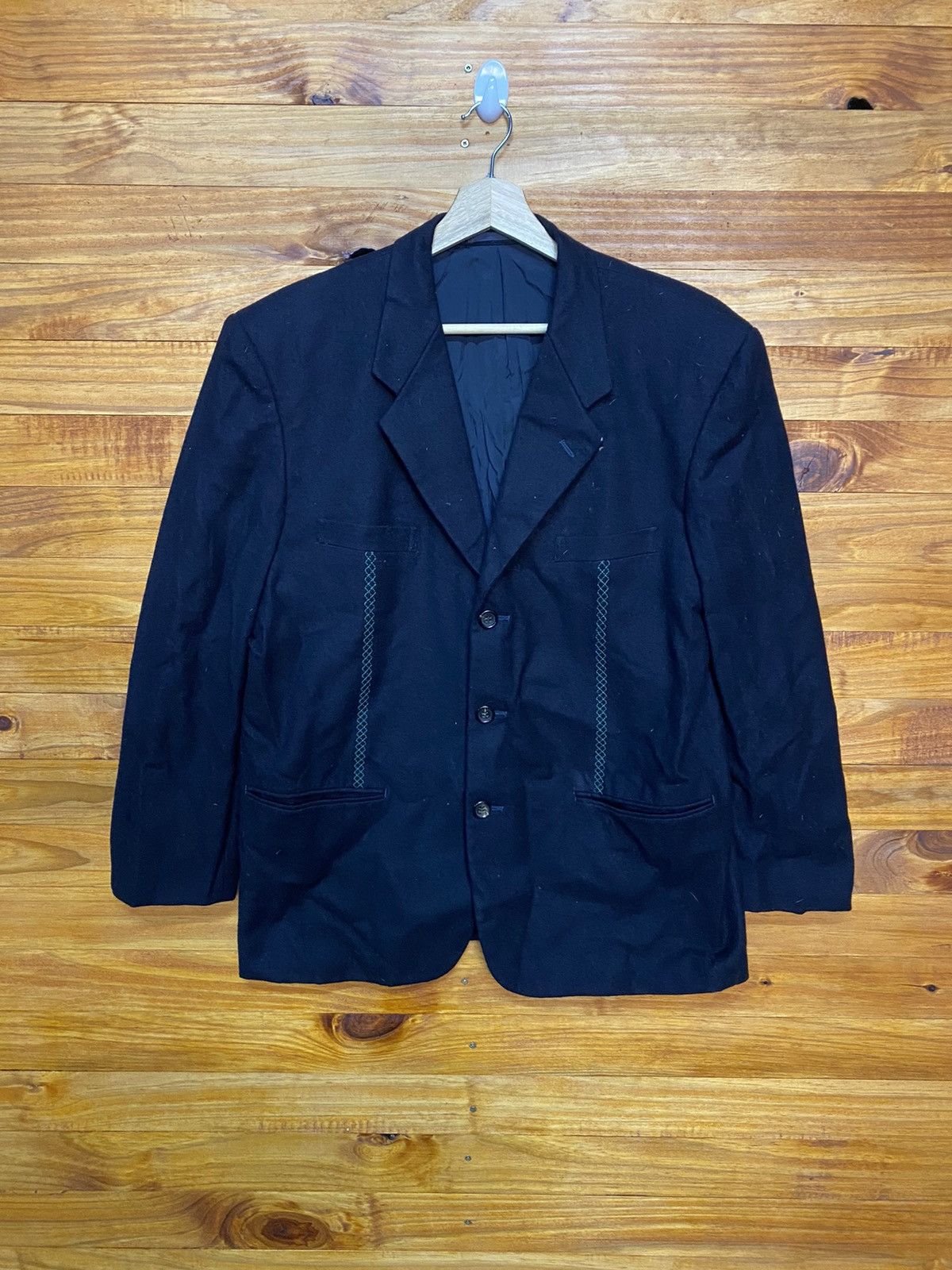 Vintage AD1990 Comme Des Garcon Homme Wool Jacket - 1