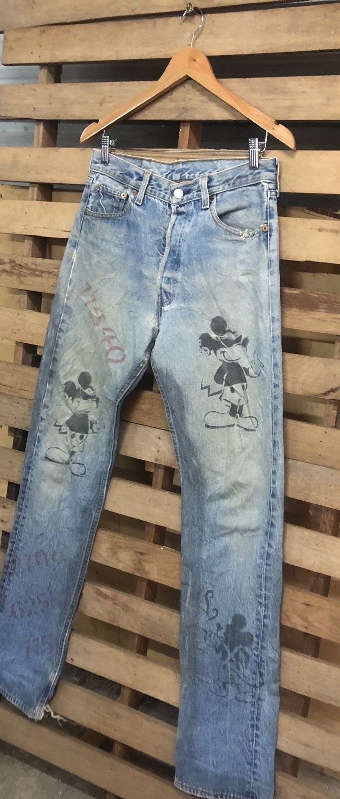 Rare Limited Edition 1997 Levi’s X Mickey Mouse Distressed - 4