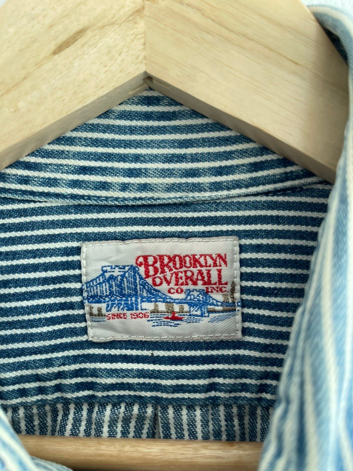 Vintage - Brooklyn Overall Hickory Denim Shirt - 3