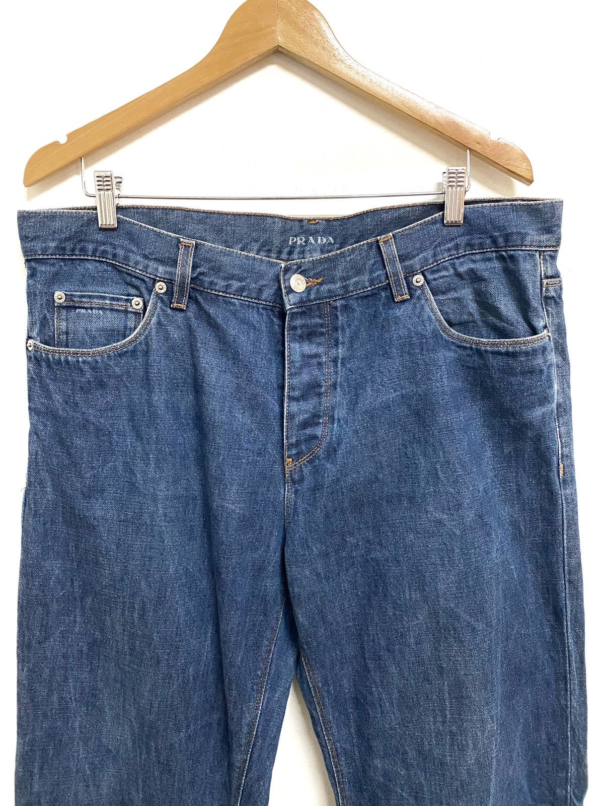 Vintage PRADA Loose Fit Denim Jeans - 3