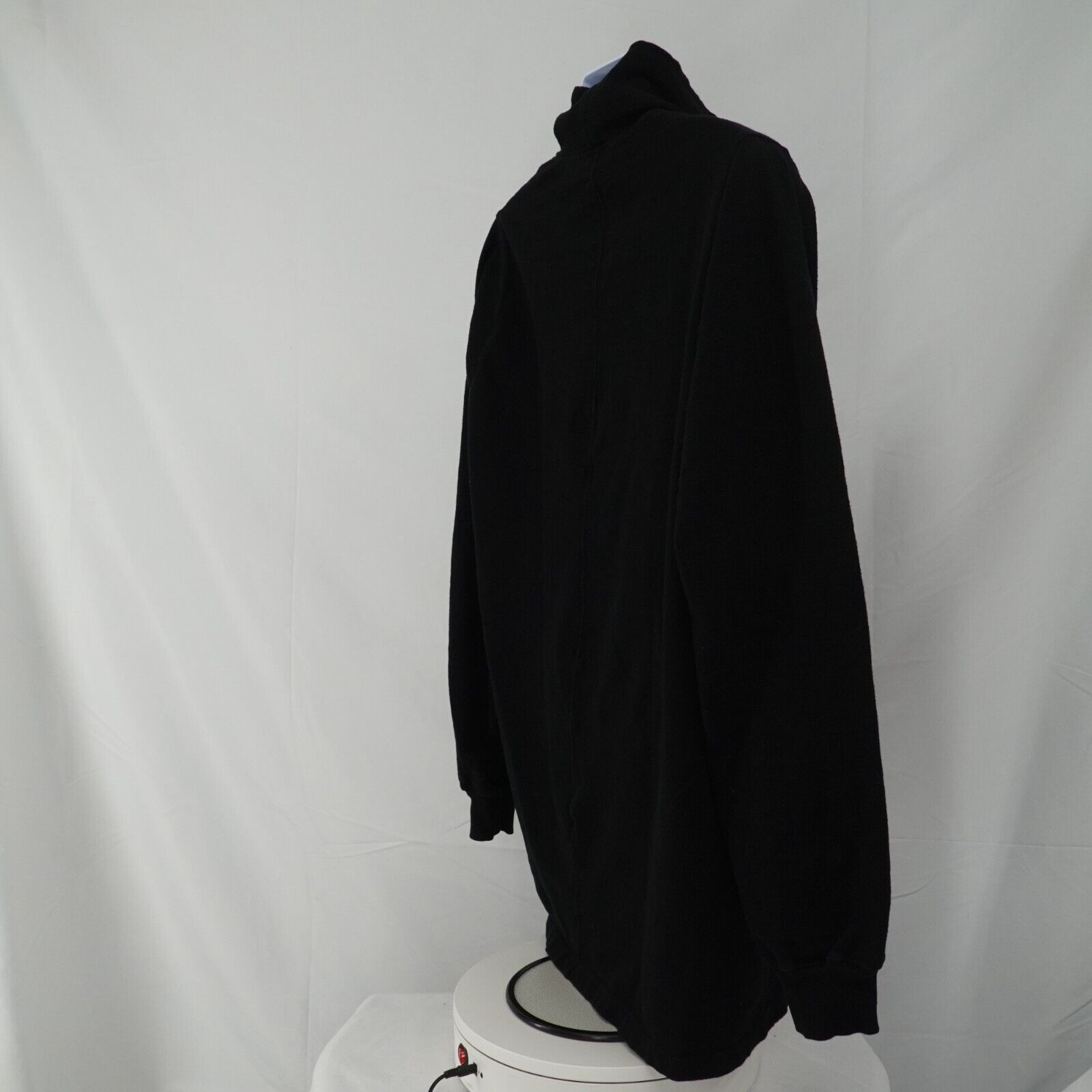 Rick Black Turtleneck Sweater Size Medium FW17 Glitter - 16