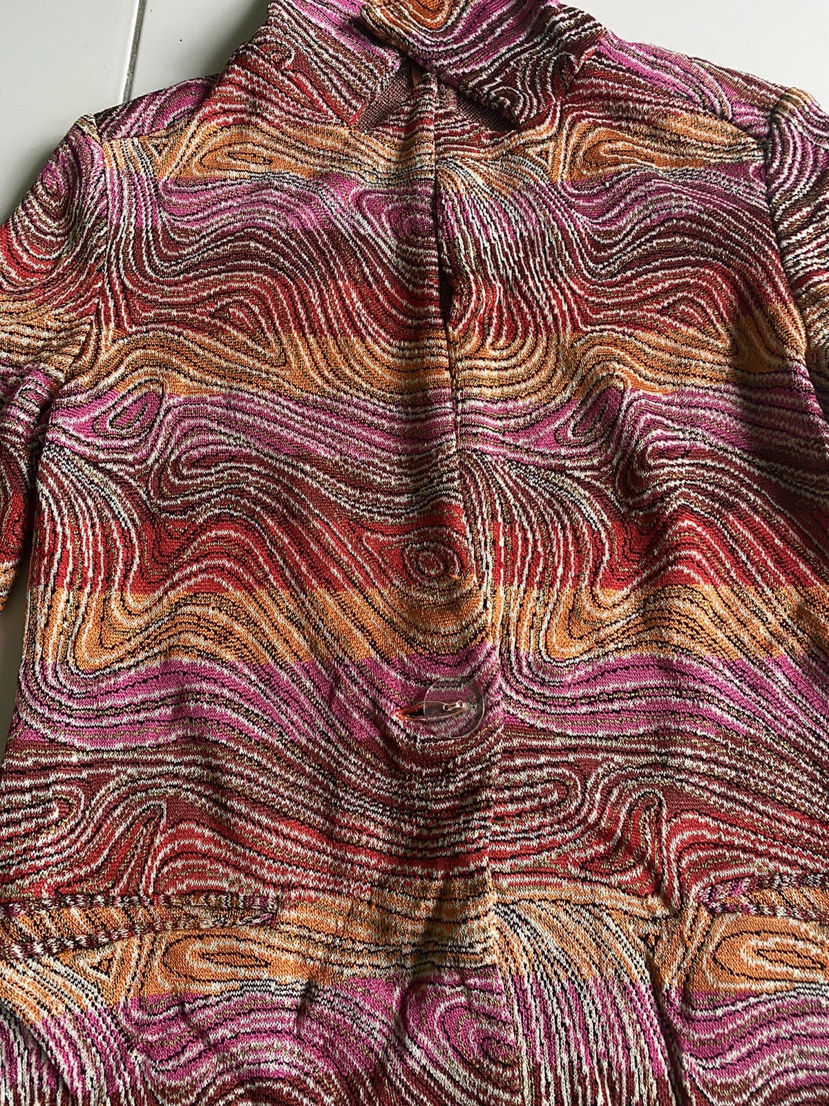 Vintage Missoni fringe knitted Jacket - 3