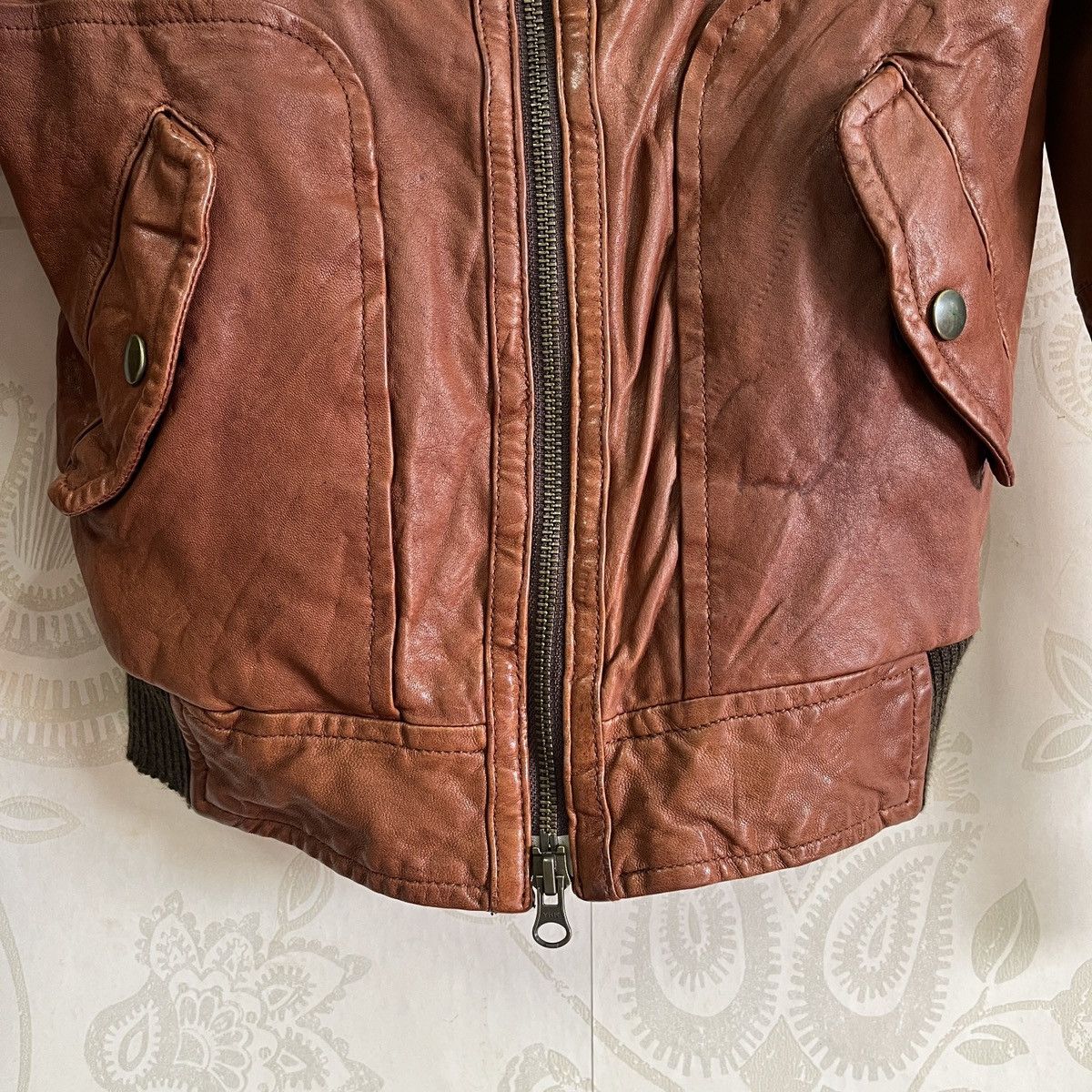 Seditionaries - Bondage Pas De Calais Sheepskin Leather Jacket Size 38 - 12