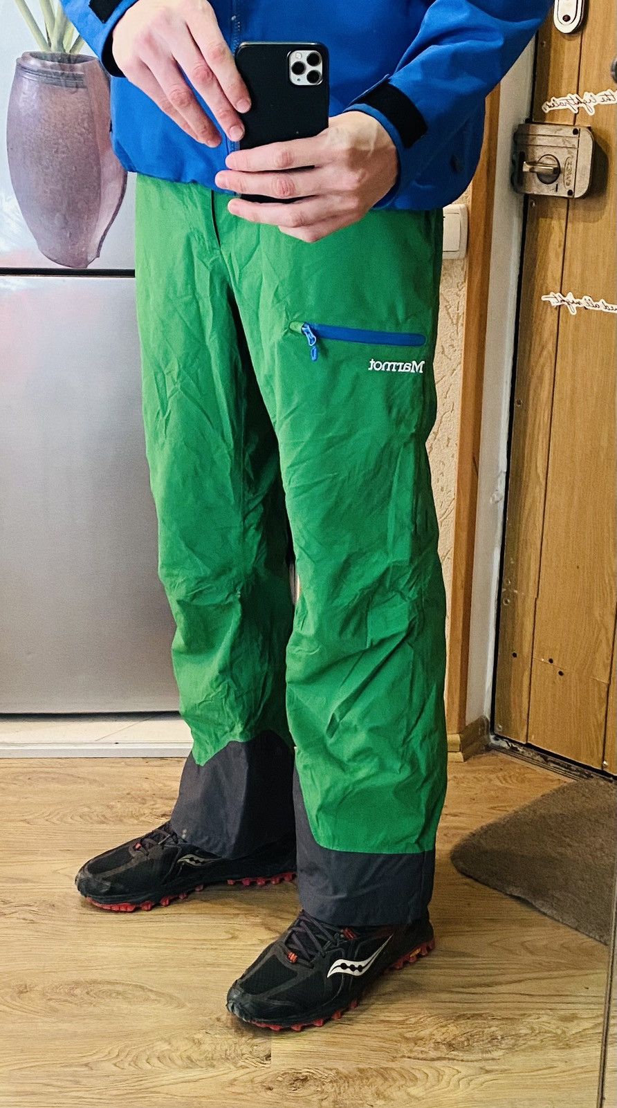 Marmot GTX Pants Trousers Skiing Hiking Outdoor Green Men XL - 1