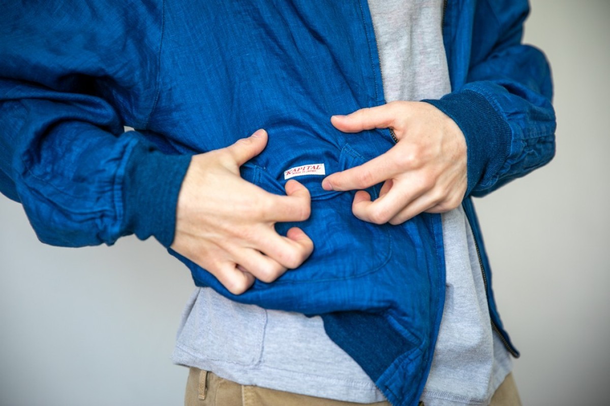 Kapital Kountry - Kapital indigo Linen bomber light jacket - 5