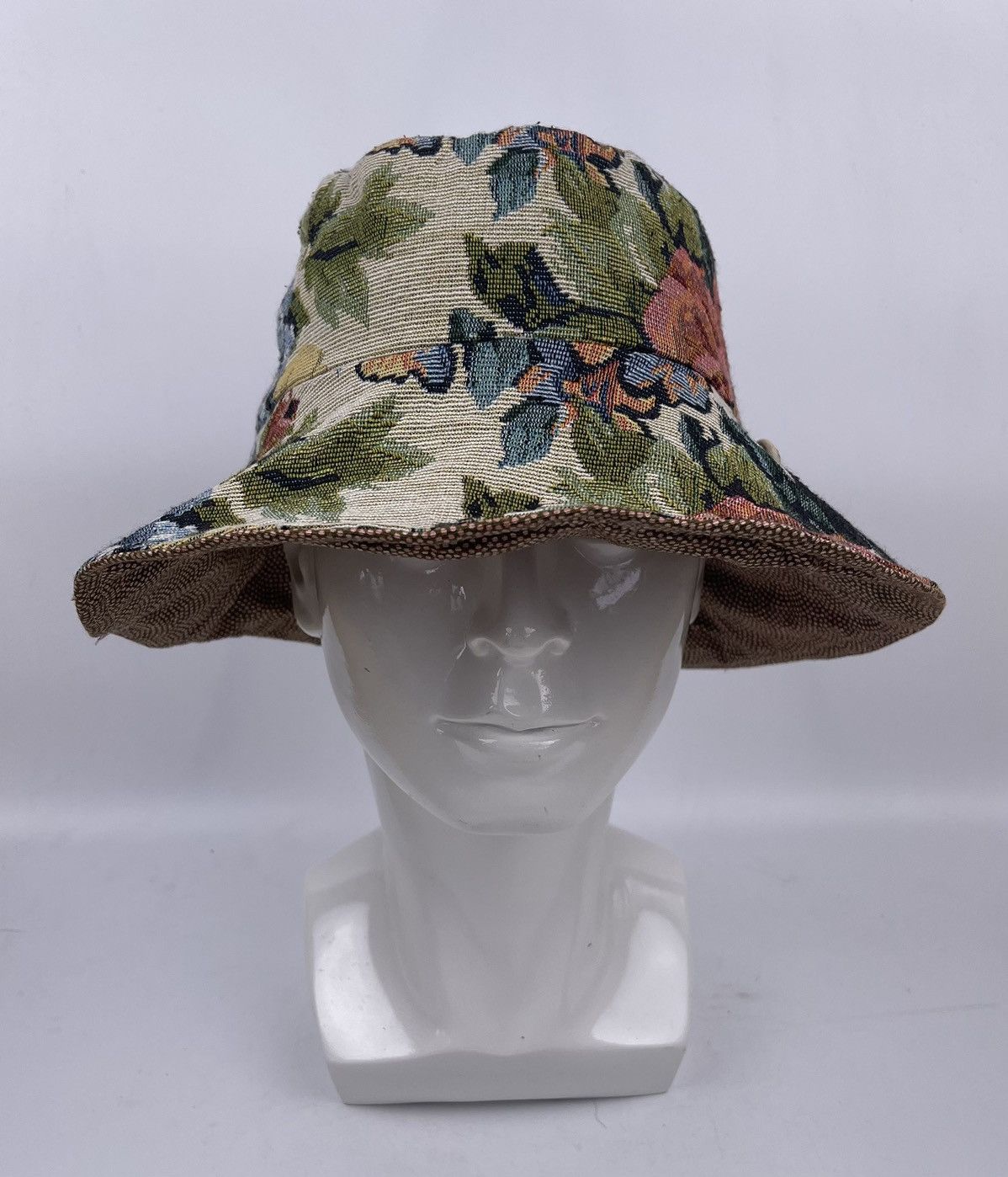 custom made colourful floral hat tc4 - 2
