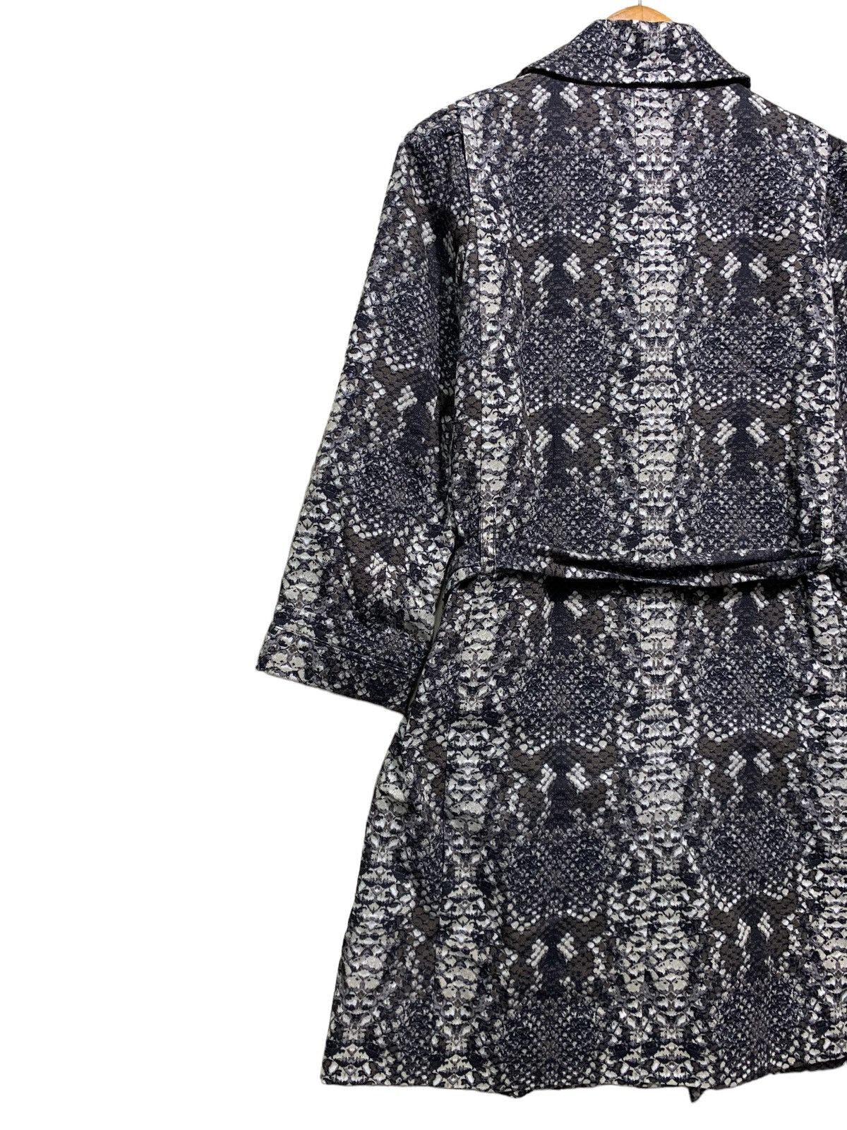 🔥MARC JACOBS SNAKESKIN PRINTED TRENCHCOATS - 6
