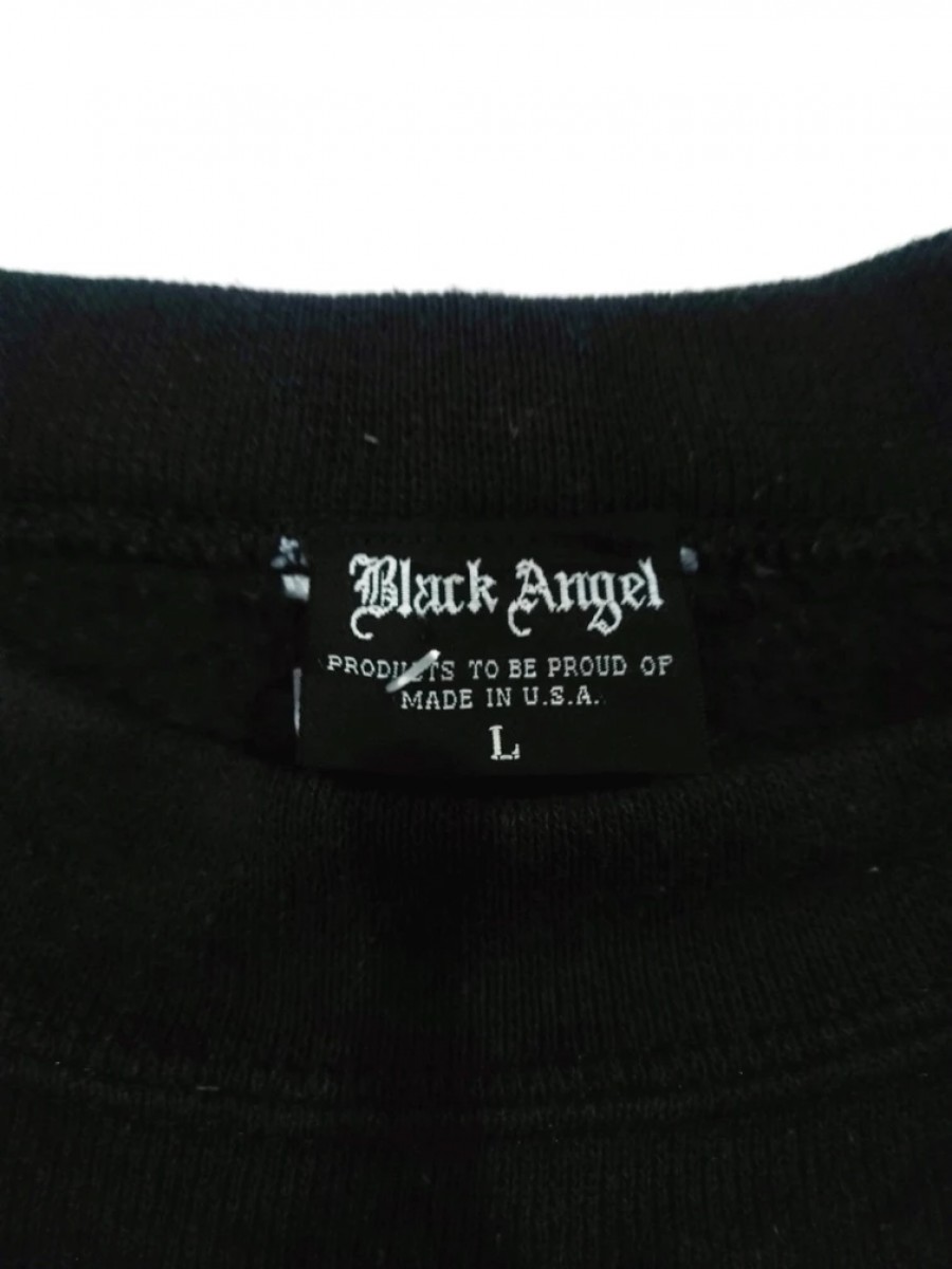 Vintage - RARE! VTG 80s BLACK ANGEL "DEATH LOW" GOTH METAL SWEATSHIRT - 5
