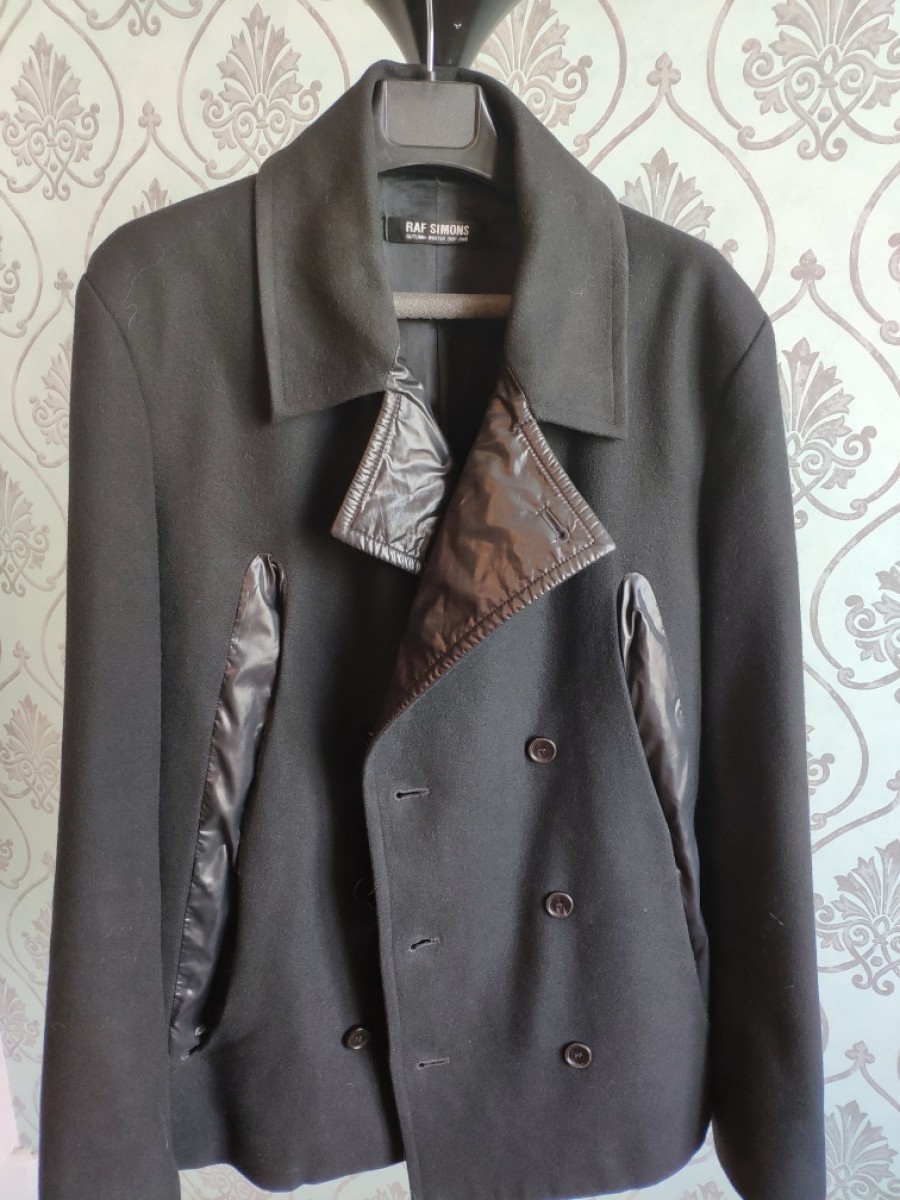 ARCHIVE ! FW2007 double breasted wool coat - 3