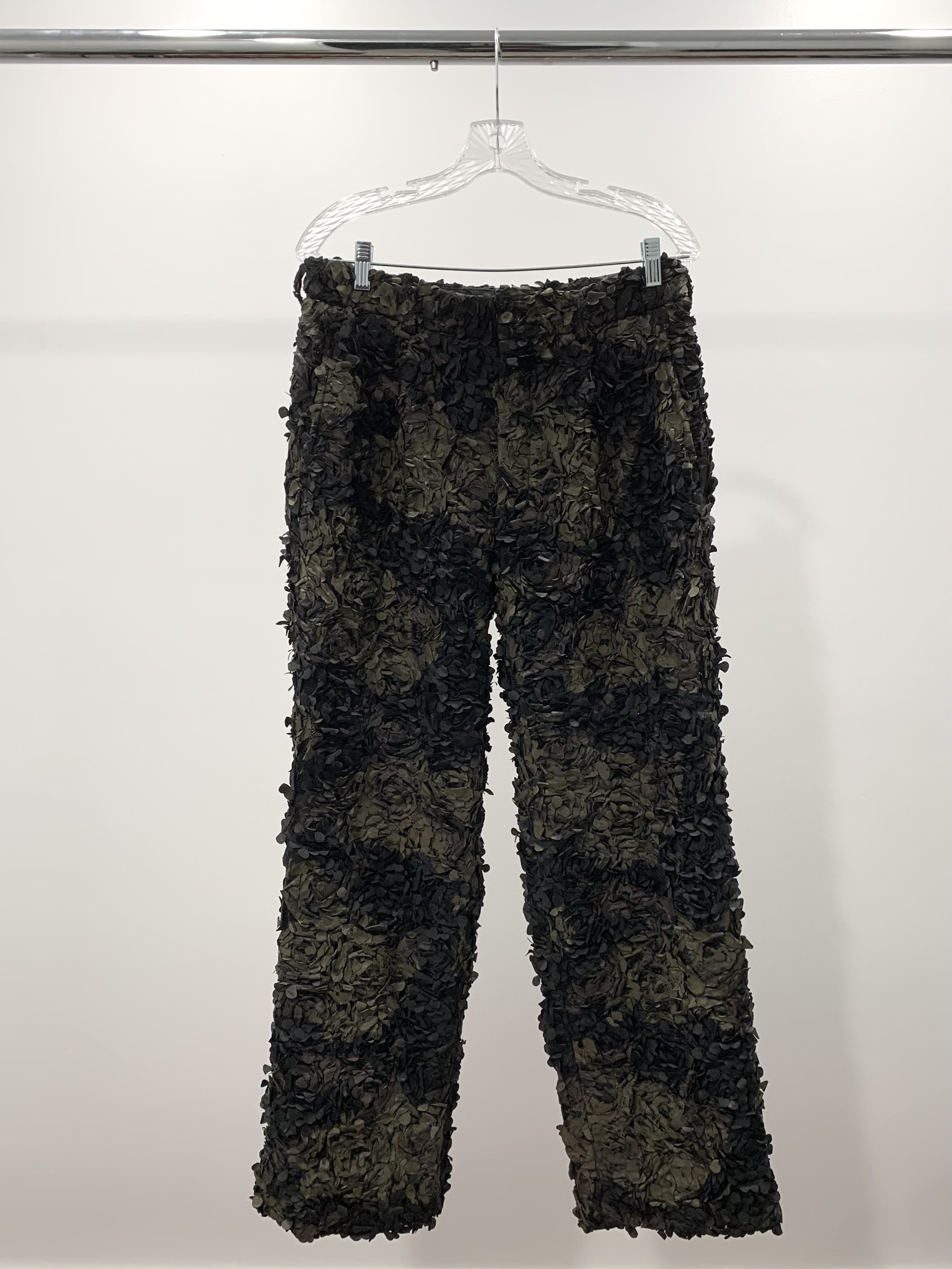 ss19 Embroidered Camouflage Trousers - 1