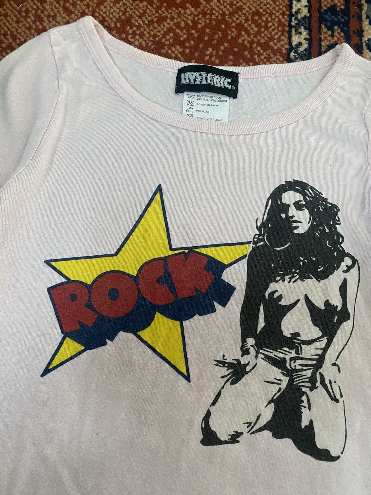 Rare Hysteric Glamour Rock Naked T- Shirt - 3