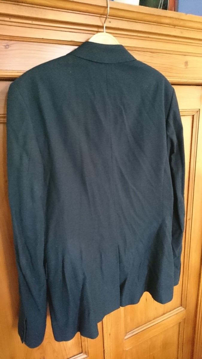 Unconditional - Blue Cotton - Wool Blend Blazer Jacket Size Small / EU46 - 9