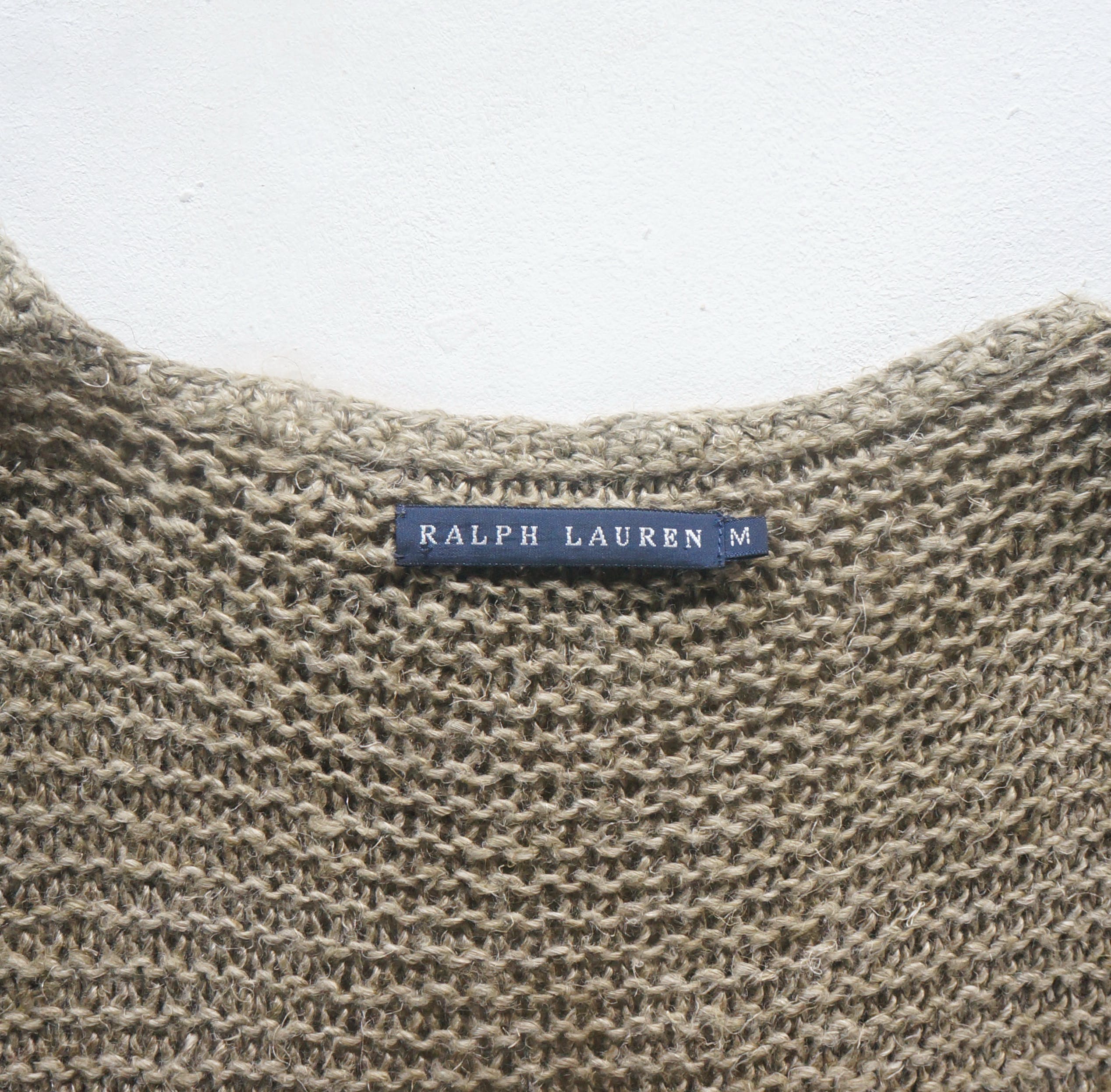 RALPH LAUREN Hemp Knit Pullover Sweater - 4