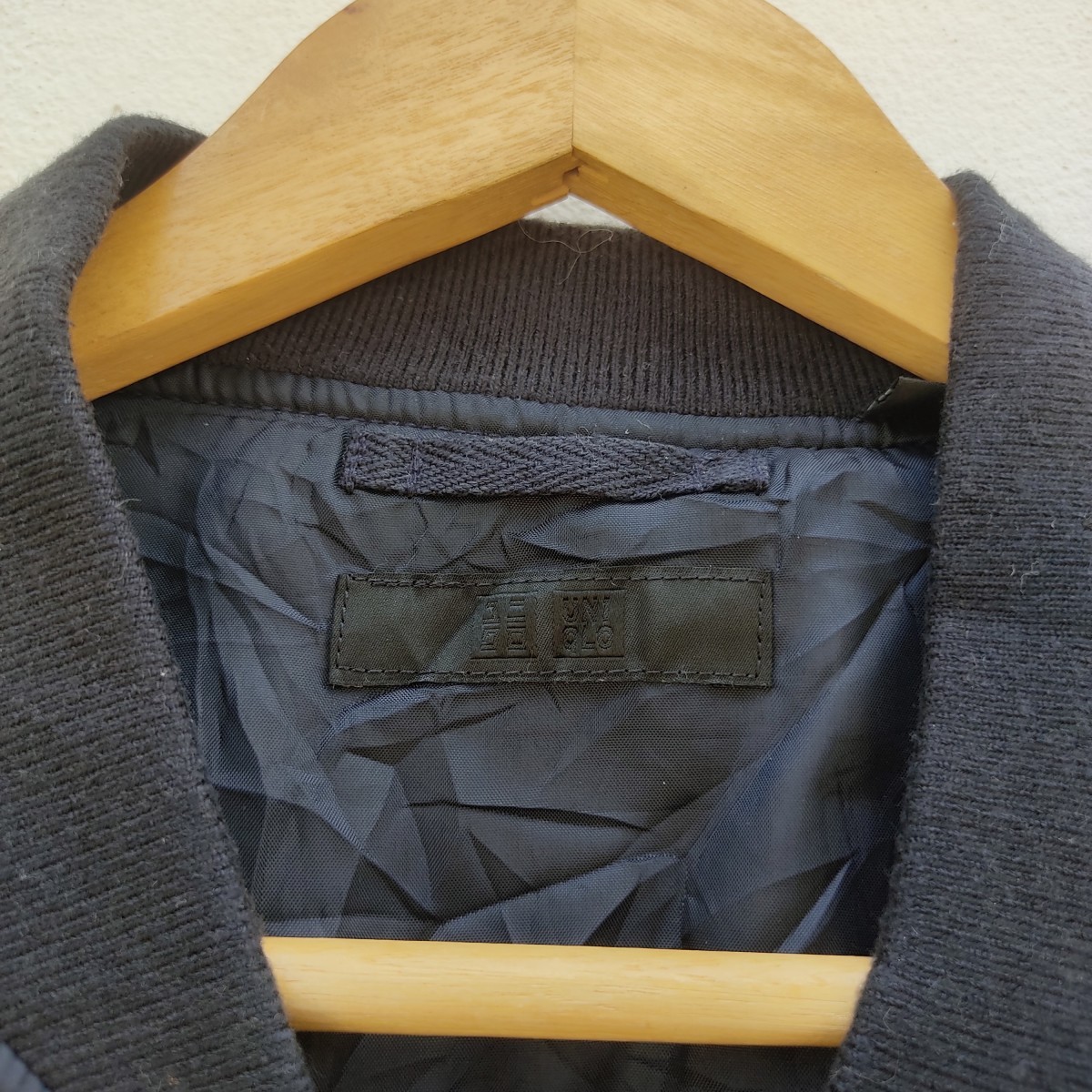 Bomber Jacket - Men’s Medium Black Bomber Ma-1 Jacket - 6